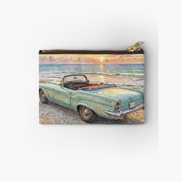 Item preview, Vintage car at the beach designed and sold by sid1802.