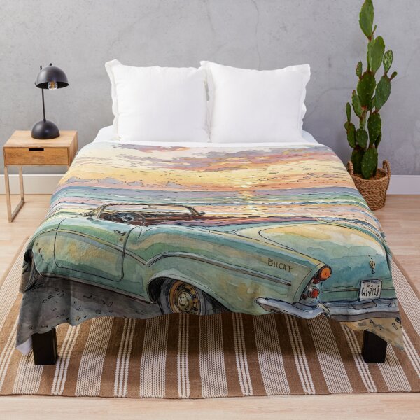 Item preview, Vintage car at the beach designed and sold by sid1802.