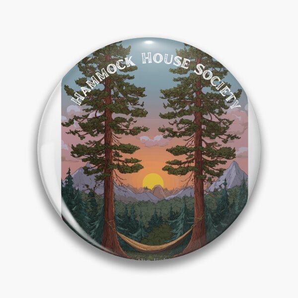 Item preview, Hammock Camping Sunset Mountain Forest Scene designed and sold by HomeFarmPress.