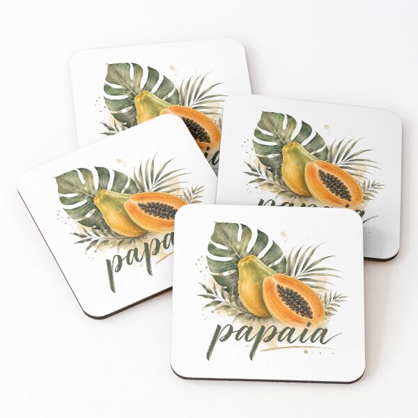 Item preview, Papaya Watercolor Tropical Fruit Illustration | Botanical Food Art   designed and sold by Verycutethings.