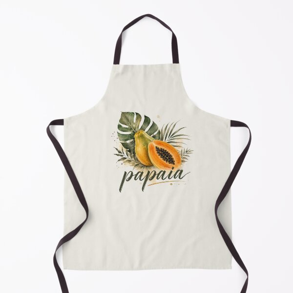 Item preview, Papaya Watercolor Tropical Fruit Illustration | Botanical Food Art designed and sold by Verycutethings.