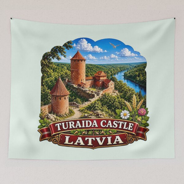 Item preview, Turaida Castle, Latvia - Medieval Fortress designed and sold by Myra365Art.