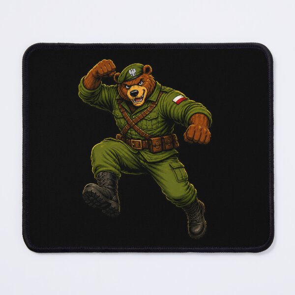 Item preview, Wojtek Bear Polish Military Mascot designed and sold by JacobSpace.