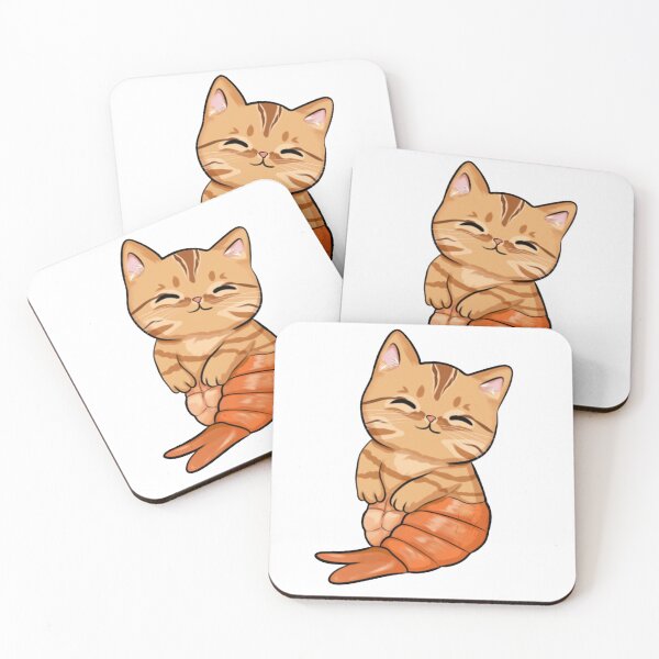Item preview, Sandy Chibi Cat Shrimp designed and sold by kjmastersart.