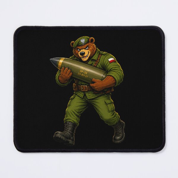 Item preview, Wojtek Bear Polish Military Mascot designed and sold by JacobSpace.