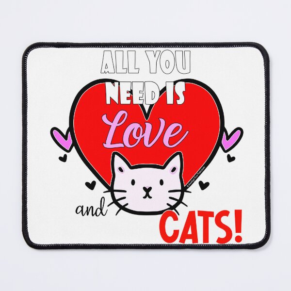 Item preview, All You Need is Love... And CATS! designed and sold by AmethystRose74.