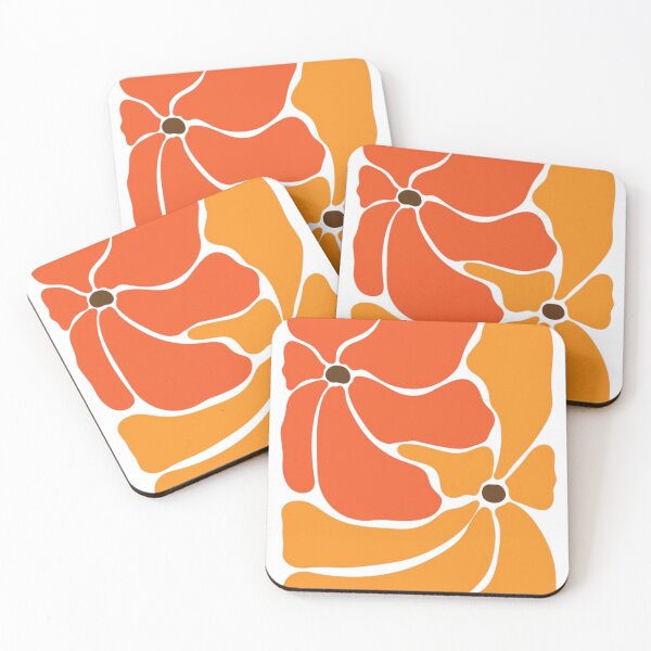 Item preview, Retro Abstract Flowers designed and sold by The-SilentPlace.