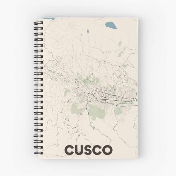 Item preview, Cusco Map designed and sold by MapsNerd.