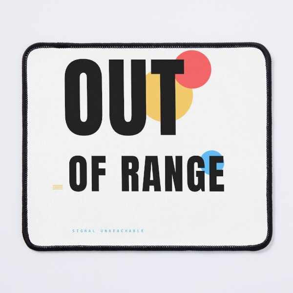 Item preview, OUT OF RANGE – Retro Futuristic Typography Design designed and sold by HeartAndArtShop.