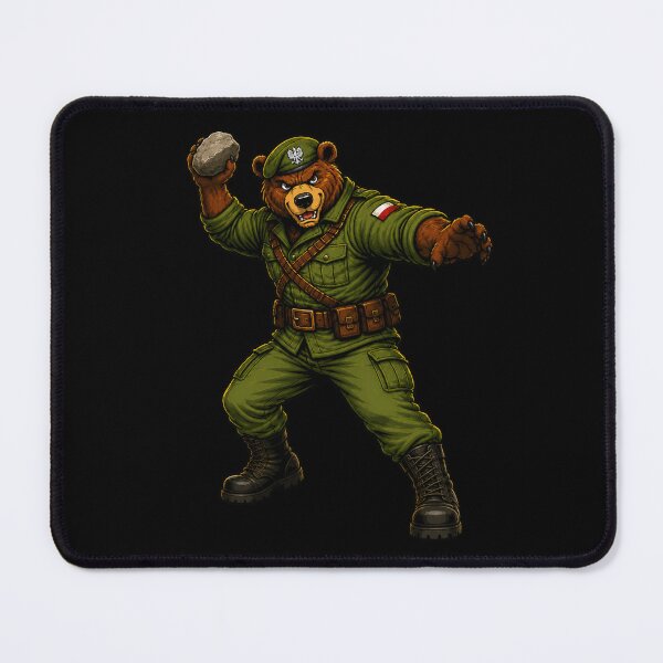 Item preview, Wojtek Bear Polish Military Mascot designed and sold by JacobSpace.