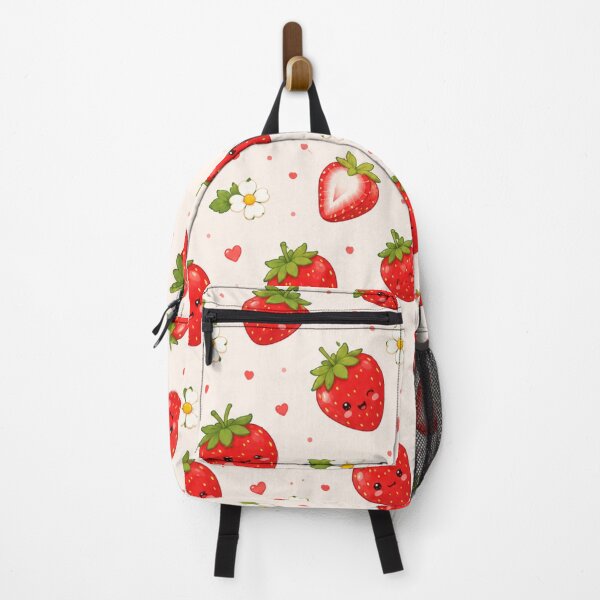 Item preview, Kawaii Cute aStrawberry Pattern | Summer Fruit Seamless Print designed and sold by Aramdesing.