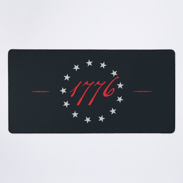 Item preview, 1776 13 Stars American Revolution Patriotic T-Shirt - Vintage USA Flag Design "Black shirt Logo" designed and sold by G - supply.