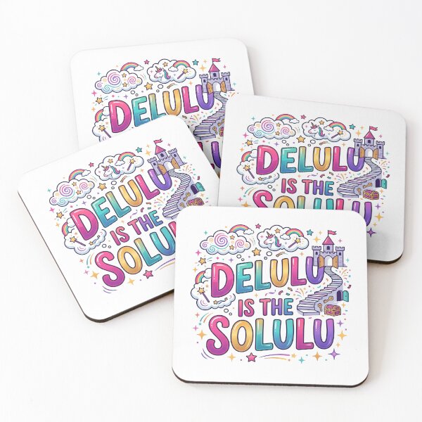Item preview, delulu, solulu, internet slang, funny quote, viral phrase, gen z humor designed and sold by TrueArtVibes.