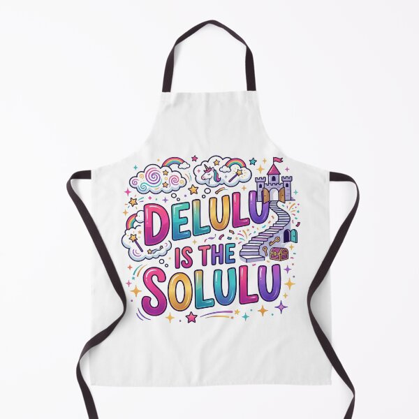 Item preview, delulu, solulu, internet slang, funny quote, viral phrase, gen z humor designed and sold by TrueArtVibes.