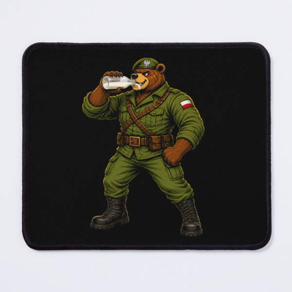Item preview, Wojtek Bear Polish Military Mascot designed and sold by JacobSpace.
