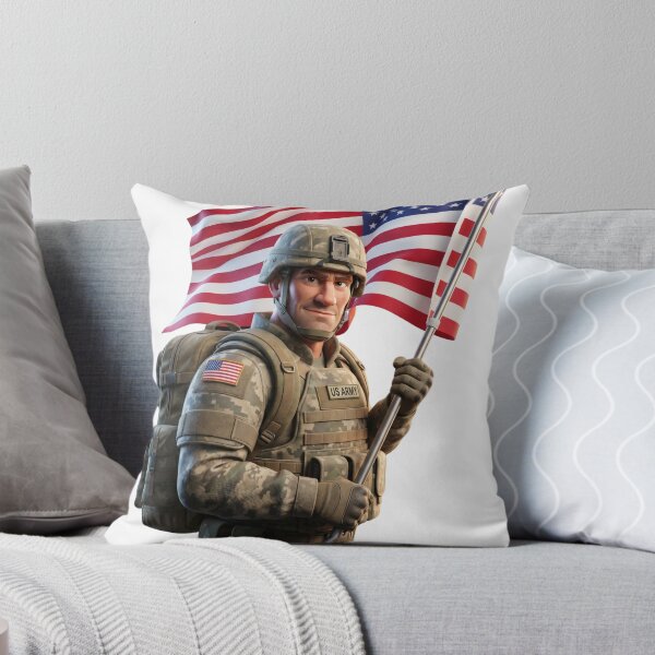 Item preview, Proud American soldier with flag designed and sold by misiek8223.