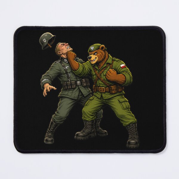 Item preview, Wojtek Bear Polish Military Mascot designed and sold by JacobSpace.
