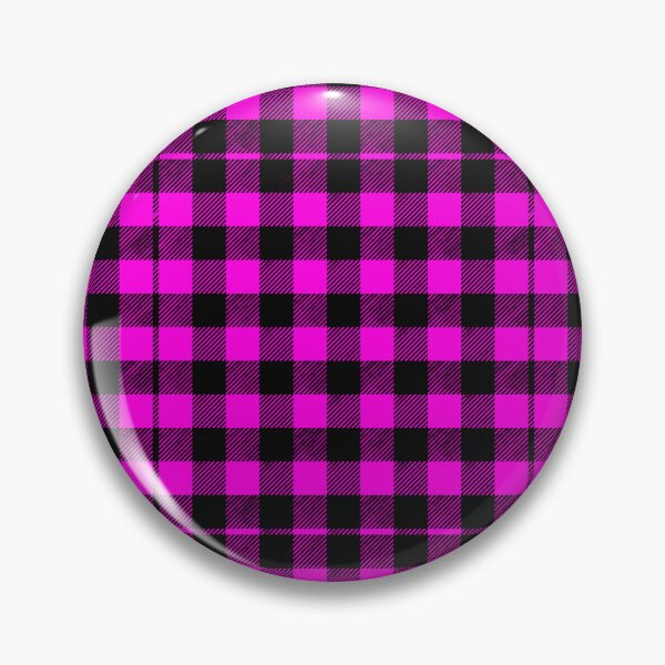 Item preview, Hot Pink and Black Buffalo Check Pattern designed and sold by daphsam.