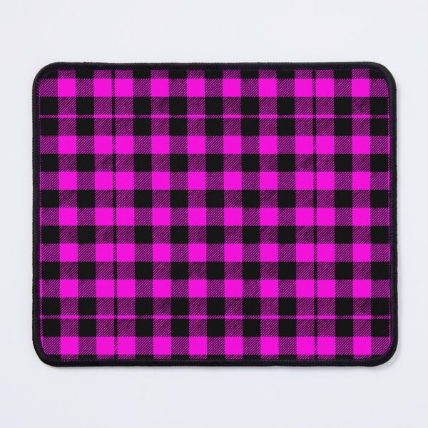 Item preview, Hot Pink and Black Buffalo Check Pattern designed and sold by daphsam.