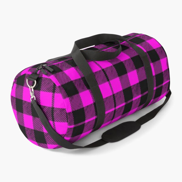Item preview, Hot Pink and Black Buffalo Check Pattern designed and sold by daphsam.