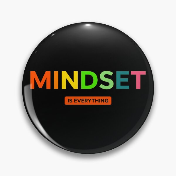 Item preview, Mindset Is Everything | Colorful Motivational Typography Design funny tshirt designed and sold by No Excuses .
