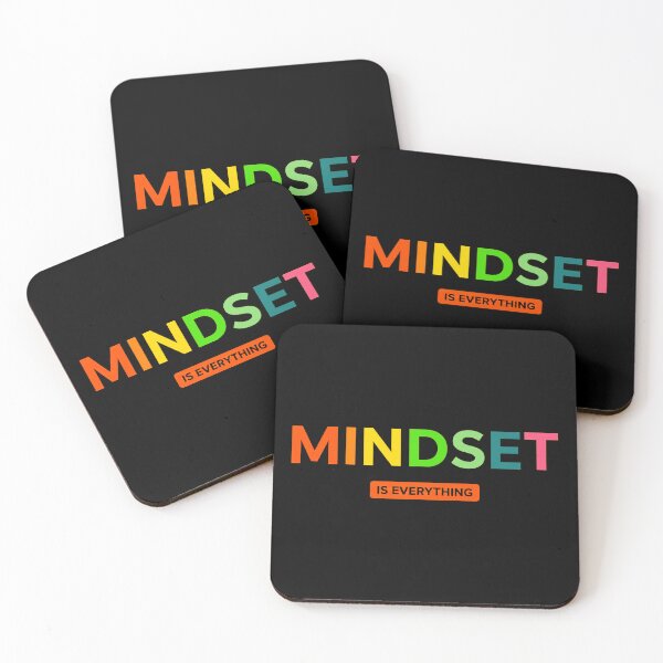 Item preview, Mindset Is Everything | Colorful Motivational Typography Design funny tshirt designed and sold by No Excuses .