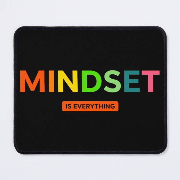 Item preview, Mindset Is Everything | Colorful Motivational Typography Design funny tshirt designed and sold by No Excuses .
