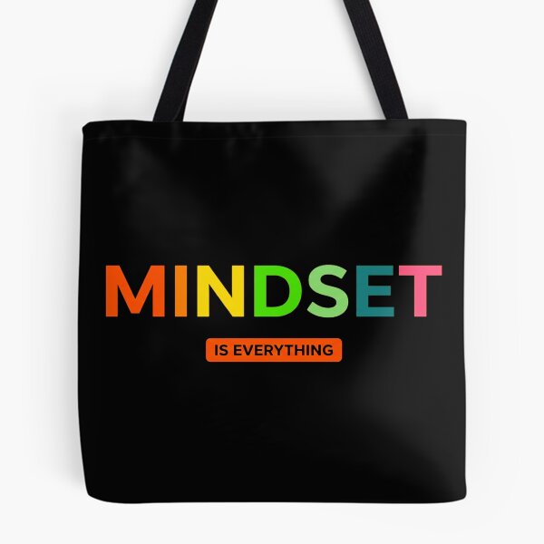 Item preview, Mindset Is Everything | Colorful Motivational Typography Design funny tshirt designed and sold by No Excuses .