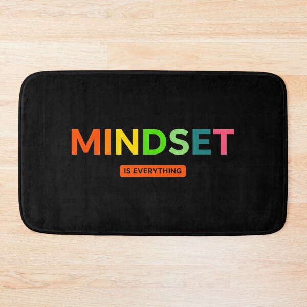 Item preview, Mindset Is Everything | Colorful Motivational Typography Design funny tshirt designed and sold by No Excuses .