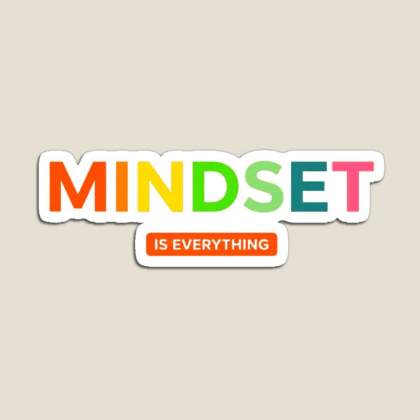Item preview, Mindset Is Everything | Colorful Motivational Typography Design funny tshirt designed and sold by No Excuses .