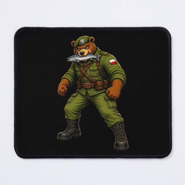Item preview, Wojtek Bear Polish Military Mascot designed and sold by JacobSpace.