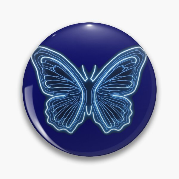 Item preview, Neon butterfly and abstract lines on a black background designed and sold by ArtEventET.