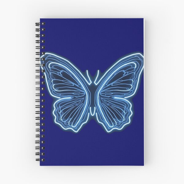Item preview, Neon butterfly and abstract lines on a black background designed and sold by ArtEventET.