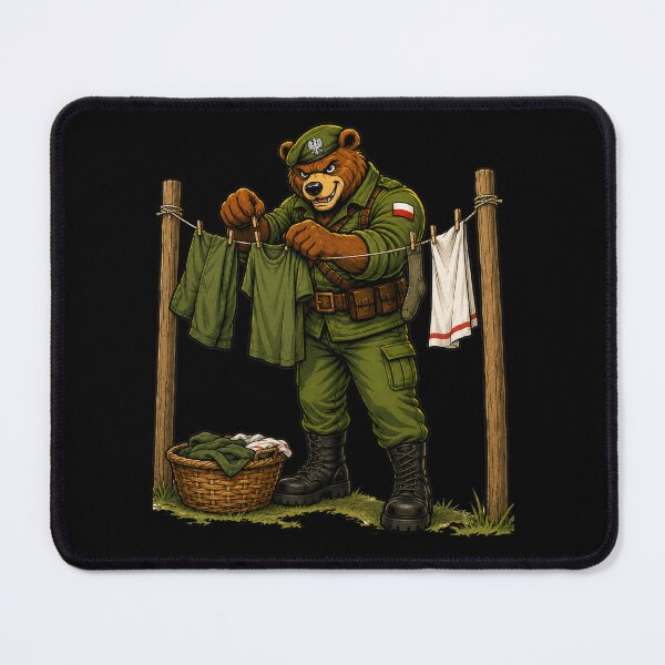 Item preview, Wojtek Bear Polish Military Mascot designed and sold by JacobSpace.
