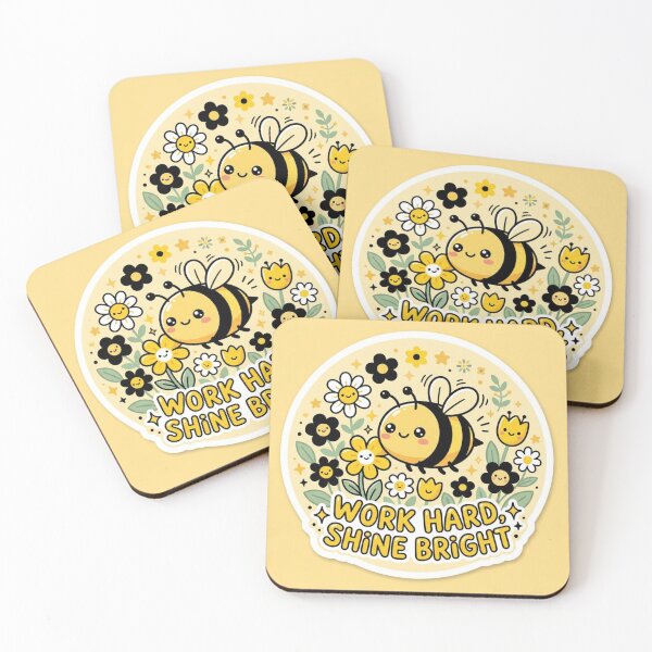 Item preview, Work Hard Shine Bright.  designed and sold by Brochamorocha.