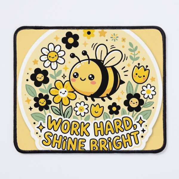 Item preview, Work Hard Shine Bright.  designed and sold by Brochamorocha.