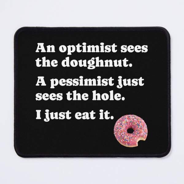 Item preview, Doughnut Philosophy Funny Quote designed and sold by Horningamere.