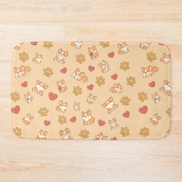 Item preview, Cute Kawaii Corgi Dog Seamless Pattern designed and sold by Cherry Emporium.