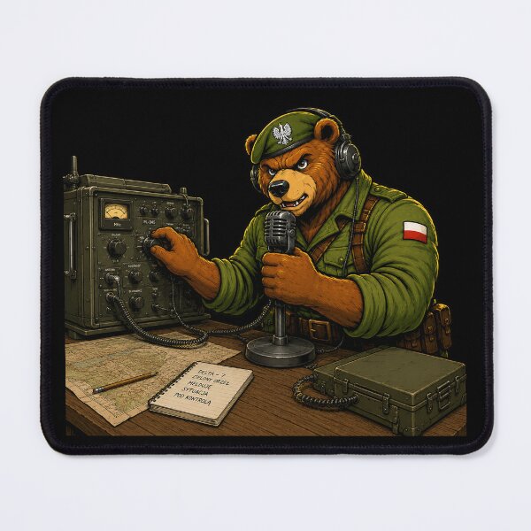 Item preview, Wojtek Bear Polish Military Mascot designed and sold by JacobSpace.