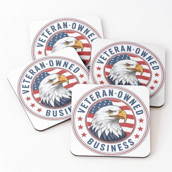 Item preview, Veteran-owned (USA Pride—American Eagle) designed and sold by CDUSA2025.