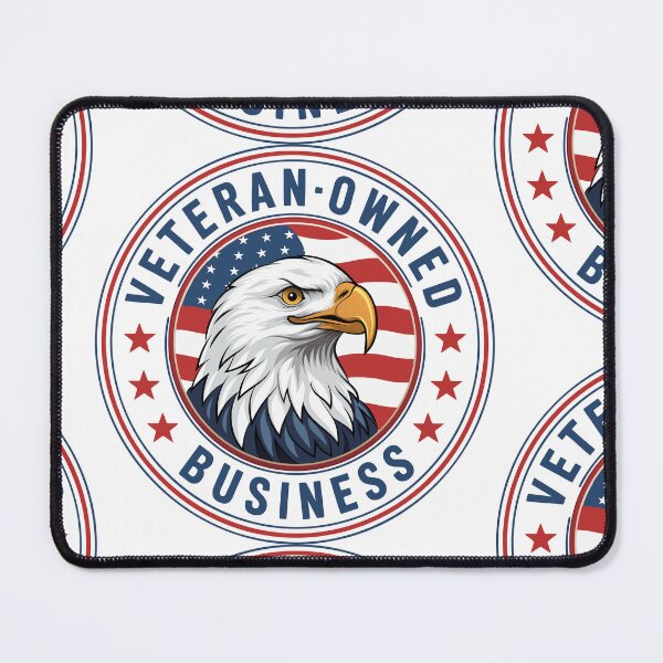 Item preview, Veteran-owned (USA Pride—American Eagle) designed and sold by CDUSA2025.