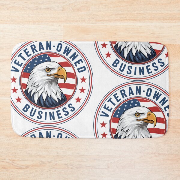 Item preview, Veteran-owned (USA Pride—American Eagle) designed and sold by CDUSA2025.