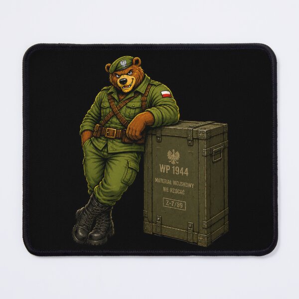 Item preview, Wojtek Bear Polish Military Mascot designed and sold by JacobSpace.
