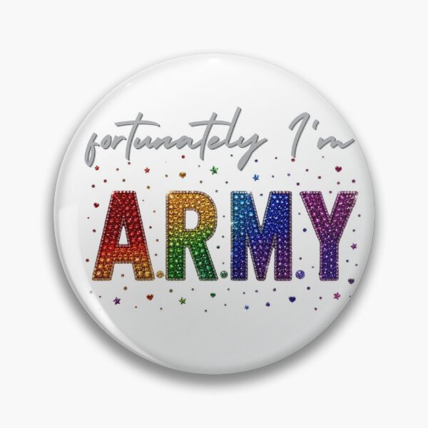 Item preview, Fortunately I'm A.R.M.Y - Pride design designed and sold by ARMYPLUGCO.