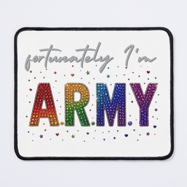 Item preview, Fortunately I'm A.R.M.Y - Pride design designed and sold by ARMYPLUGCO.