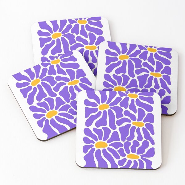 Item preview, Purple Retro Daisies  designed and sold by The-SilentPlace.