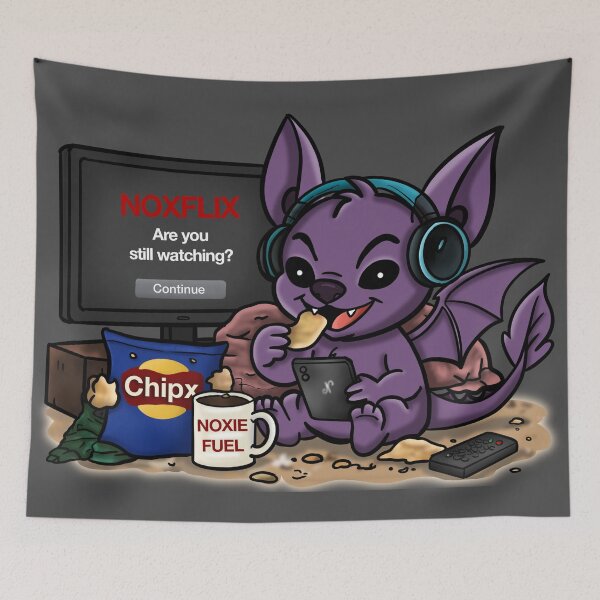 Item preview, Noxflix & Chill – One More Episode designed and sold by oilbyme.