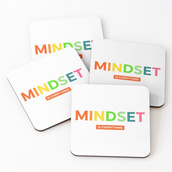 Item preview, Mindset Is Everything | Colorful Motivational Typography Design funny tshirt designed and sold by No Excuses .