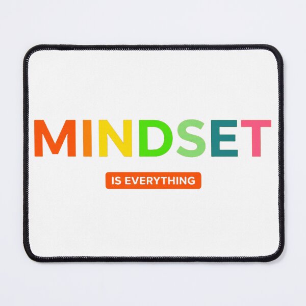 Item preview, Mindset Is Everything | Colorful Motivational Typography Design funny tshirt designed and sold by No Excuses .