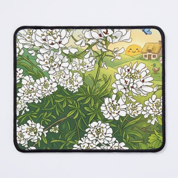 Item preview, Whimsical Candy Tuft Garden Illustration designed and sold by AirCrayons27.